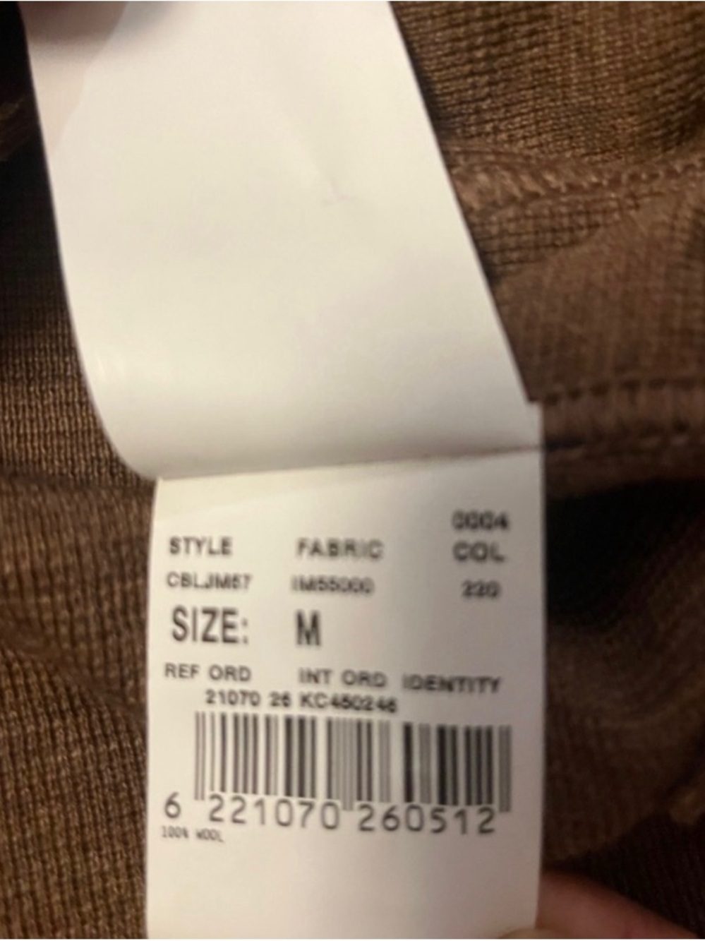 Lardini Brown Ribbed Knit Pullover - Picture 3 of 3